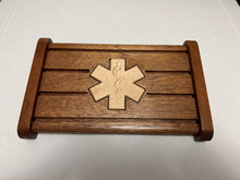 Load image into Gallery viewer, Customizable Desktop Challange Coin Rack. 17" or 12"