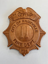 Load image into Gallery viewer, City of Knoxville Tennessee Fire Department Uniform Badge