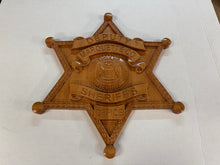 Load image into Gallery viewer, Marquette County Michigan Sheriff 3D Wooden Badge