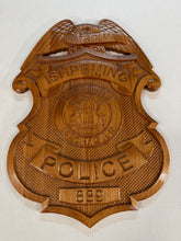 Load image into Gallery viewer, Ishpeming Police 3D Wooden Badge