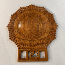 Load image into Gallery viewer, State of New Jersey Transit Police 3D Wooden Badge