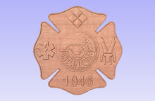 Load image into Gallery viewer, Gatlinburg TN Fire Department 3D Wooden Patch Plaque