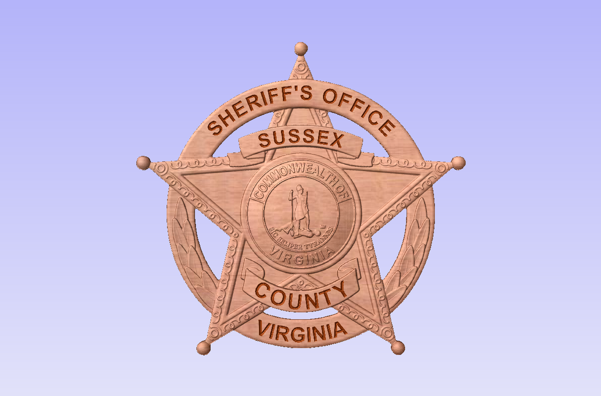 EDDY COUNTY sheriff セカンドパッチ　メーカーホールマーク付 SussexCountySheriffBadge_V.