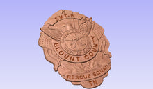 Load image into Gallery viewer, Blount County Rescue Squad BCRS Badge