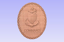 Load image into Gallery viewer, Command Chief, Command Senior Chief, Command Master Chief Insignia CMC Badge