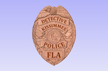 Load image into Gallery viewer, Kissimmee Florida 3D Police Badge