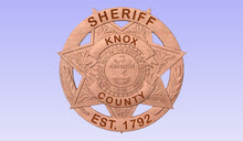 Load image into Gallery viewer, Knox County Tennessee Sheriff's Department Badge