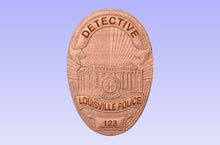 Load image into Gallery viewer, Louisville Kentucky Police Department 3D Wooden Badsge
