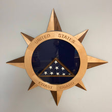 Load image into Gallery viewer, Compass Rose Shadow Box. Free Shipping