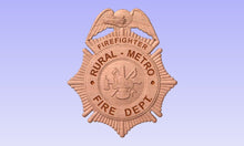 Load image into Gallery viewer, Rural Metro Tennessee Fire Department Badge