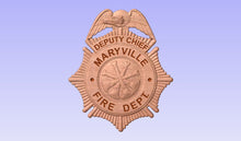 Load image into Gallery viewer, Maryville Tennessee Fire Department Badge MFD