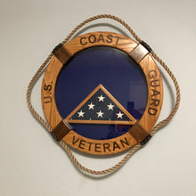 Load image into Gallery viewer, Coast Guard Life Ring Shadow Box, Customizable.