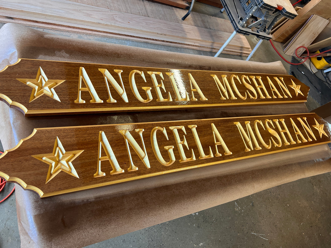 Cutter Name Boards