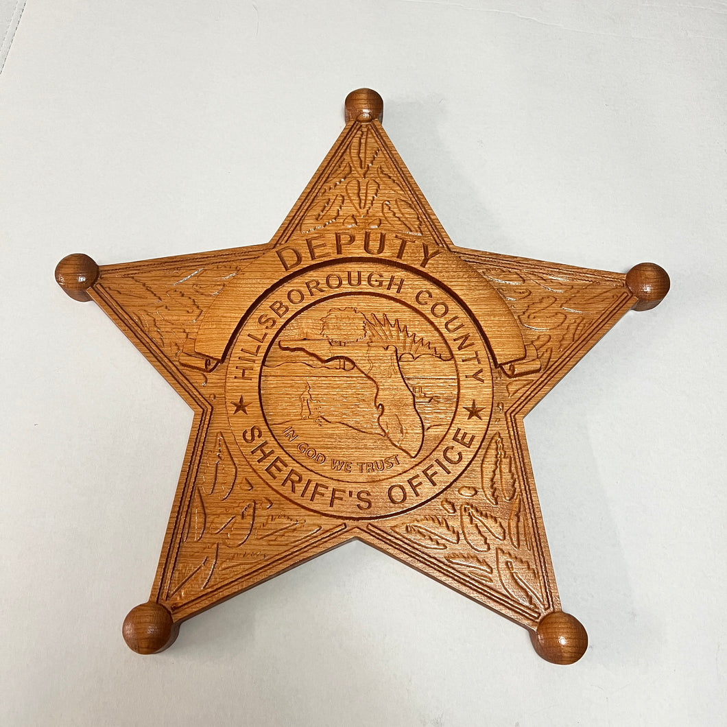 Hillsborough County Florida Sheriff Department Badge.