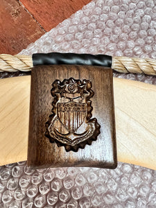 Life Ring Shadow Box Surfman Shadow Box Walnut 3D Trim (add on)