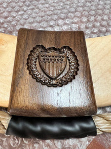 Life Ring Shadow Box Surfman Shadow Box Walnut 3D Trim (add on)