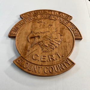 Blount County Tennessee Sheriff's Department Corrections CERT Plaque