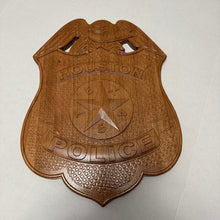 Load image into Gallery viewer, Houston Police 3D Wooden Badge
