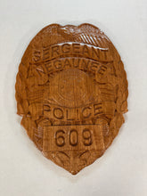 Load image into Gallery viewer, Negaunee Police 3D Wooden Badge
