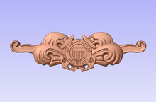 Load image into Gallery viewer, Coast Guard Auxiliary Cutterman Breast Insignia Device, USCG Cutterman's Pin
