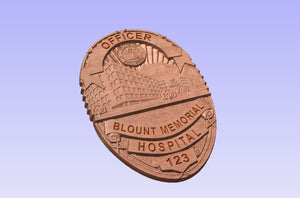 Blount Memorial Hospital Police Department Badge