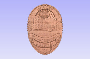 Blount Memorial Hospital Police Department Badge