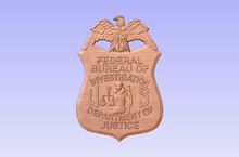 Load image into Gallery viewer, Federal Bureau of Investigation FBI Badge
