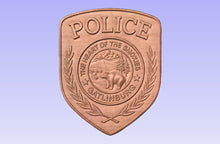 Load image into Gallery viewer, Gatlinburg TN Police Department 3D Wooden Patch Plaque
