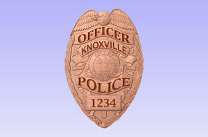 Knoxville Tennessee Police Department Uniform Badge