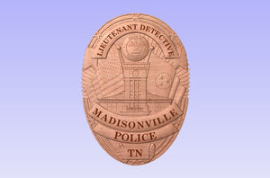 Madisonville TN Police Department Badge
