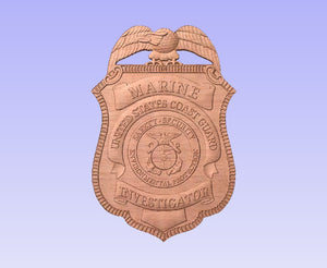 Coast Guard Marine Investigator Badge
