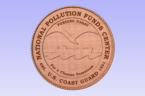 Coast Guard National Pollution Funds Center Plaque