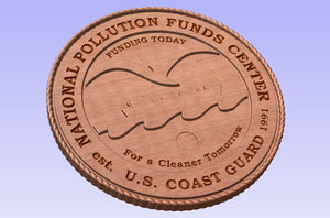 Coast Guard National Pollution Funds Center Plaque