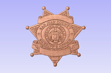 Load image into Gallery viewer, San Juan County Utah Sheriff's Department Badge
