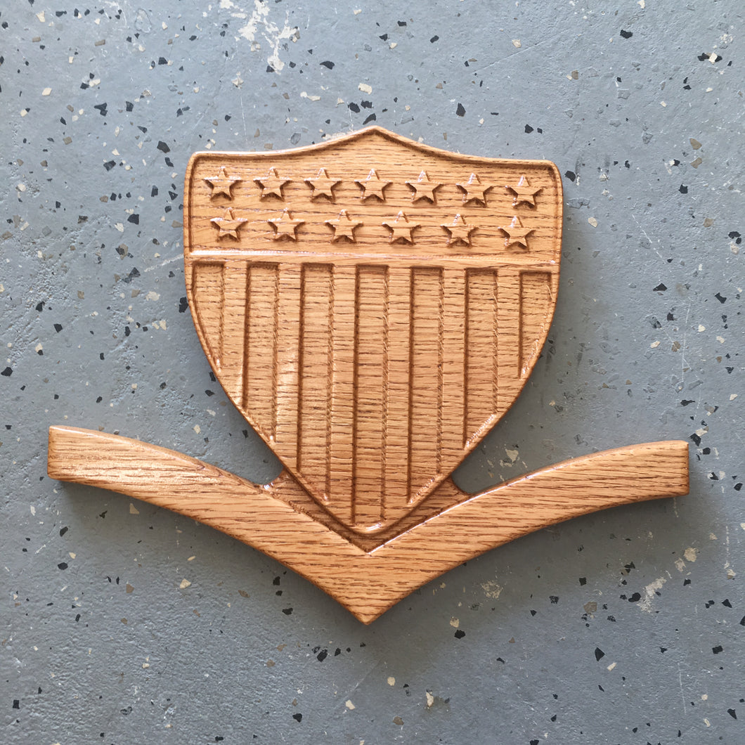 Coast Guard E-4 Petty Officer Third Class Collar Device