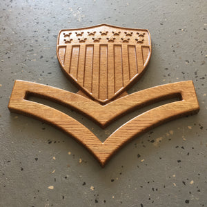 Coast Guard E-5 Petty Officer Second Class Collar Device