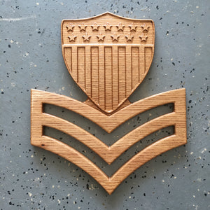 Coast Guard E-6 Petty Officer First Class Collar Device