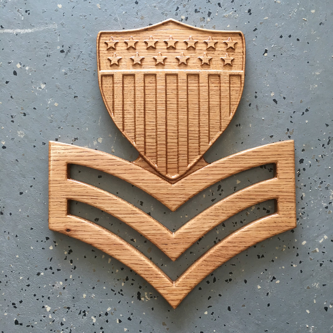 Coast Guard E-6 Petty Officer First Class Collar Device