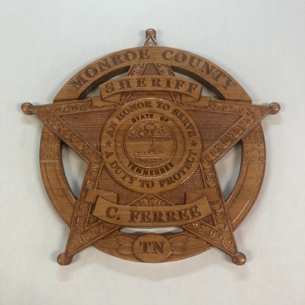Monroe County Tennessee Sheriff's Department Badge