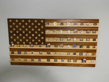 Load image into Gallery viewer, U.S. Flag Challenge Coin Rack. Free Shipping
