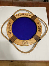 Load image into Gallery viewer, 18&quot; Coast Guard Life Ring Shadow Box, Customizable.
