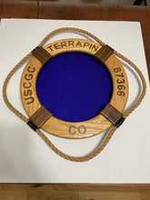 Load image into Gallery viewer, 18&quot; Coast Guard Life Ring Shadow Box, Customizable. Free Shipping
