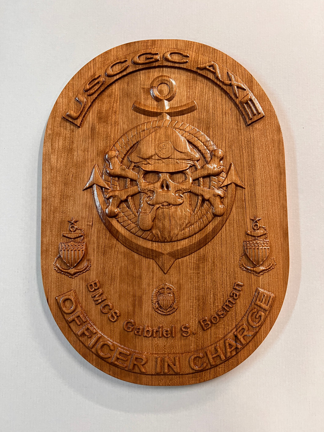 Commanding Officer, Officer in Charge Skull Plaque