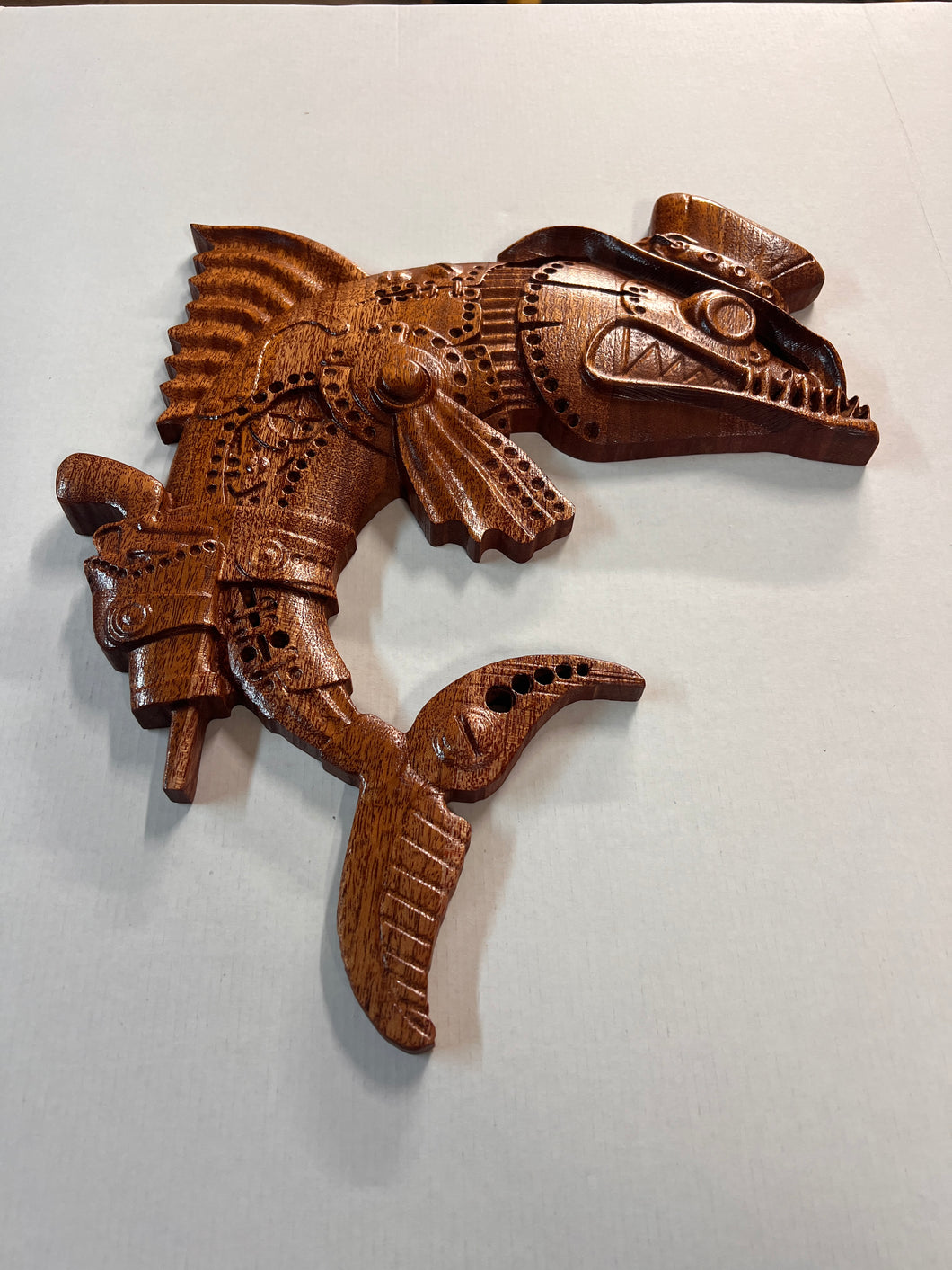 Warden Brown Mad Fish Plaque