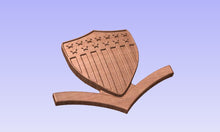 Load image into Gallery viewer, Coast Guard E-4 Petty Officer Third Class Collar Device
