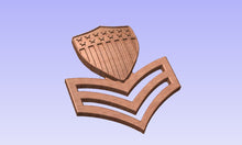 Load image into Gallery viewer, Coast Guard E-6 Petty Officer First Class Collar Device
