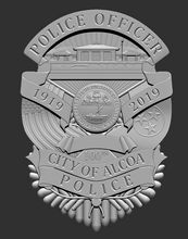 Load image into Gallery viewer, Alcoa Tennessee Police Department 100 Year Anniversary Badge
