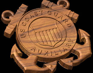 Coast Guard Auxiliary Collar Device, Coast Guard Auxiliary Shield