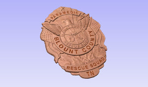 Blount County Rescue Squad BCRS Badge