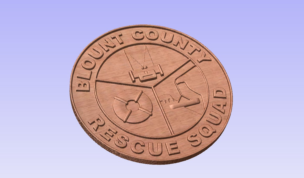 Blount County Rescue Squad BCRS Seal